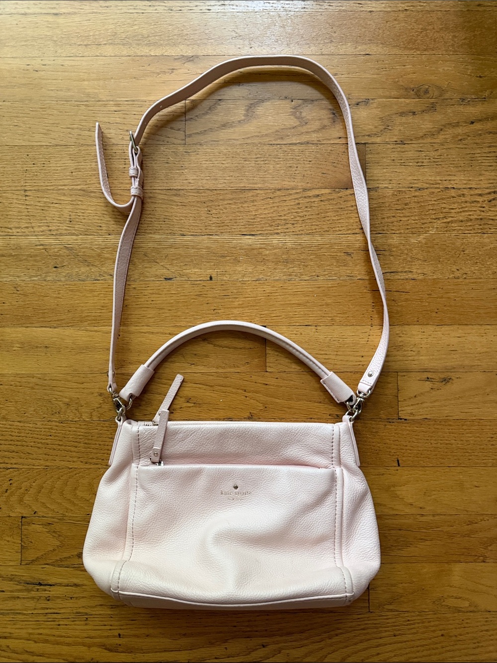 kate spade Blush Pink Pebbled Leather Crossbody & Hand Bag